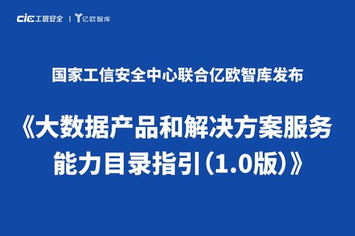 大數(shù)據(jù)時代利器 大數(shù)據(jù)產(chǎn)品和解決方案服務(wù)能力目錄服務(wù)即將發(fā)布